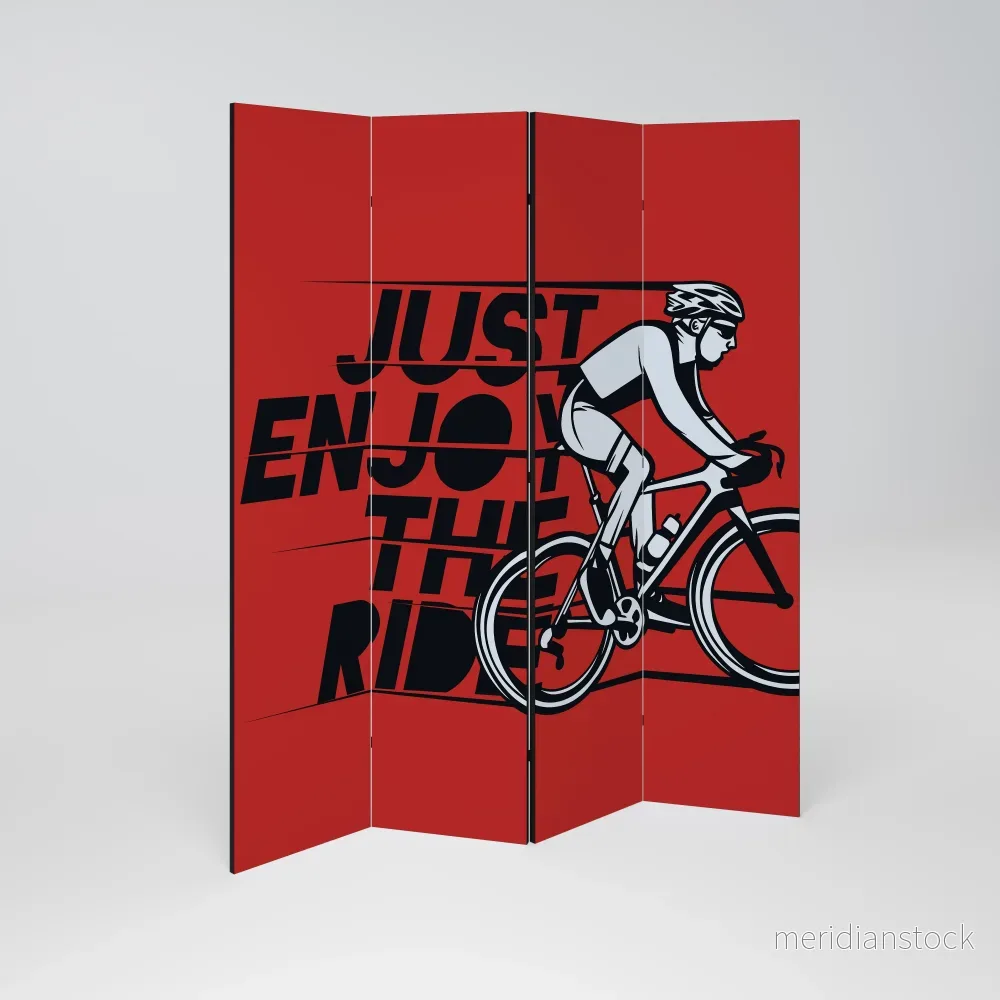 ENJOY THE RIDE Rumsavdelare 4 paneler - Bild 2