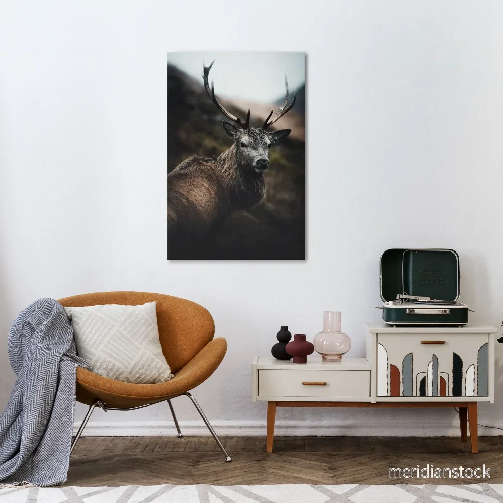 ELEGANT WILDERNESS GUARDIAN Vertical Canvas Print - Bild 2