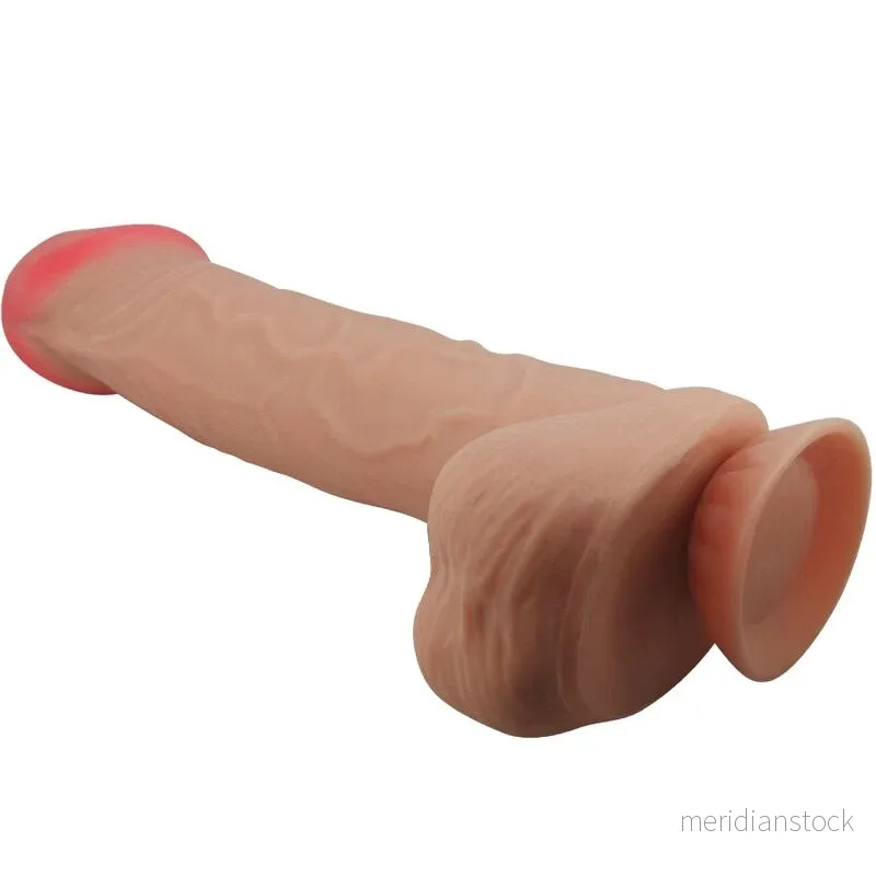 PRETTY LOVE - SLIDING SKIN SERIES REALISTIC DILDO WITH SLIDING SKIN SUCTION CUP FLESH 26 CM - Bild 3