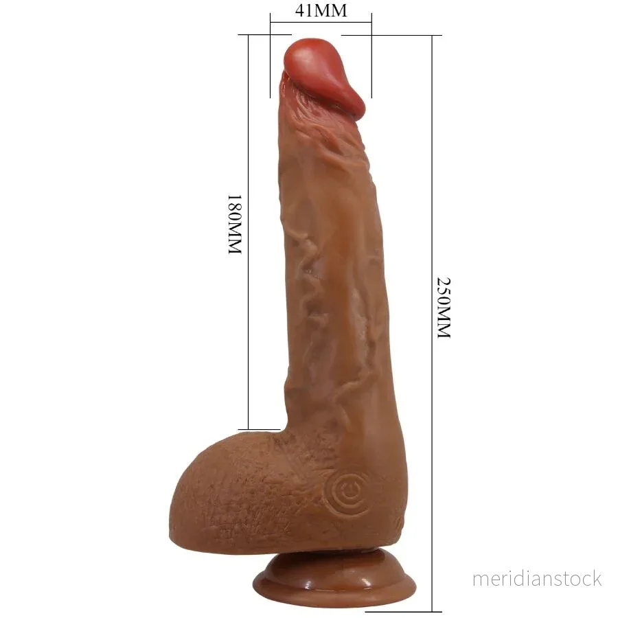 BAILE - BEAUTIFUL WILKS 5 SETTING REALISTIC VIBRATOR 25 CM MULATO - Bild 3