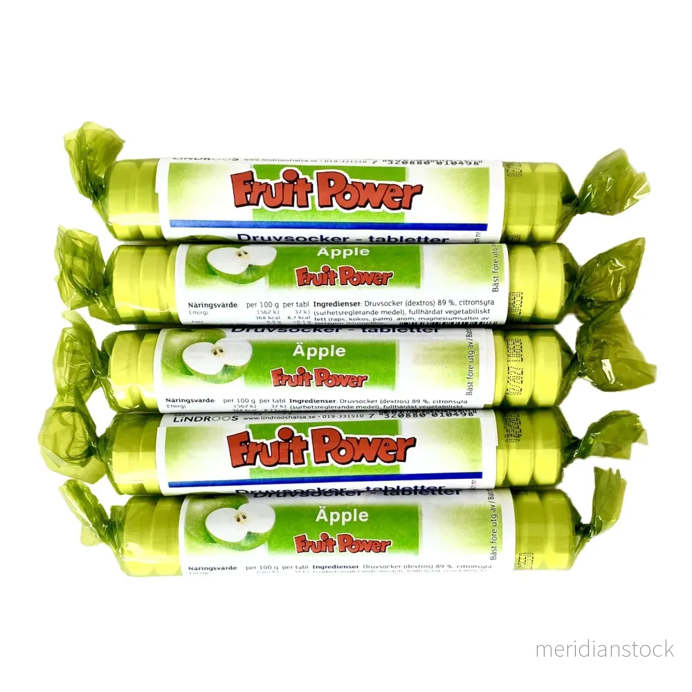 Druvsocker FruitPower Grönt Äpple 5-pack Druvsocker FruitPower Grönt Äpple 5-pack
