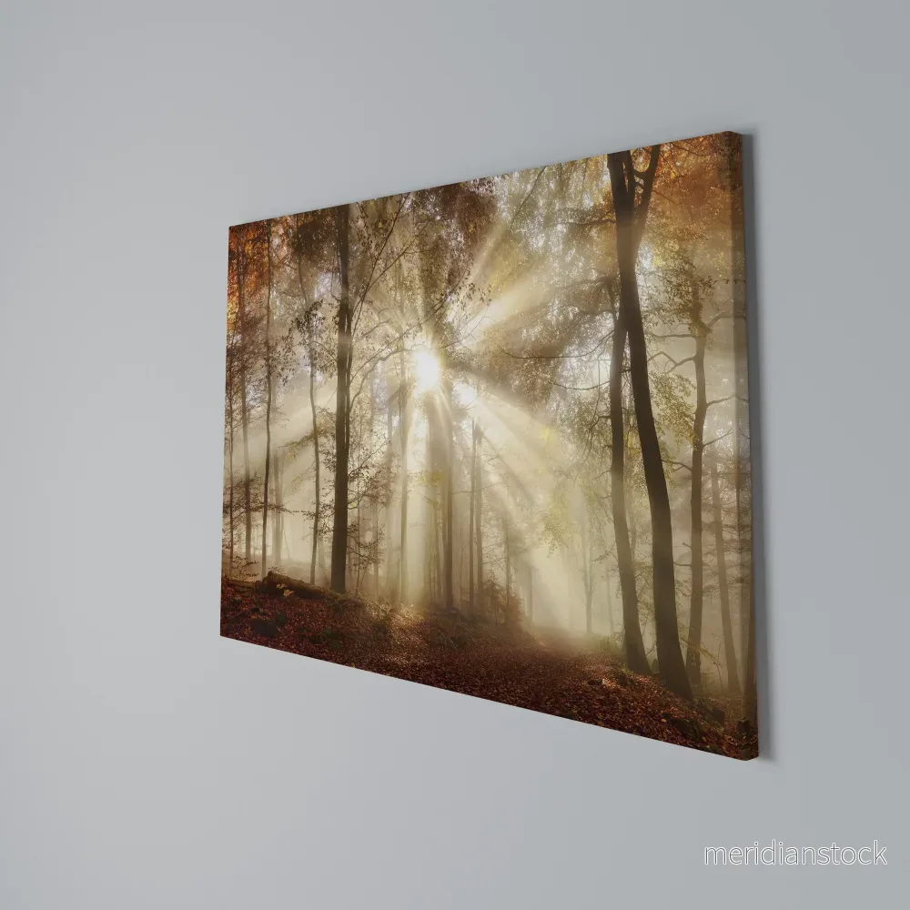 WHISPERS OF AUTUMN Horizontal Canvas Print - Bild 3
