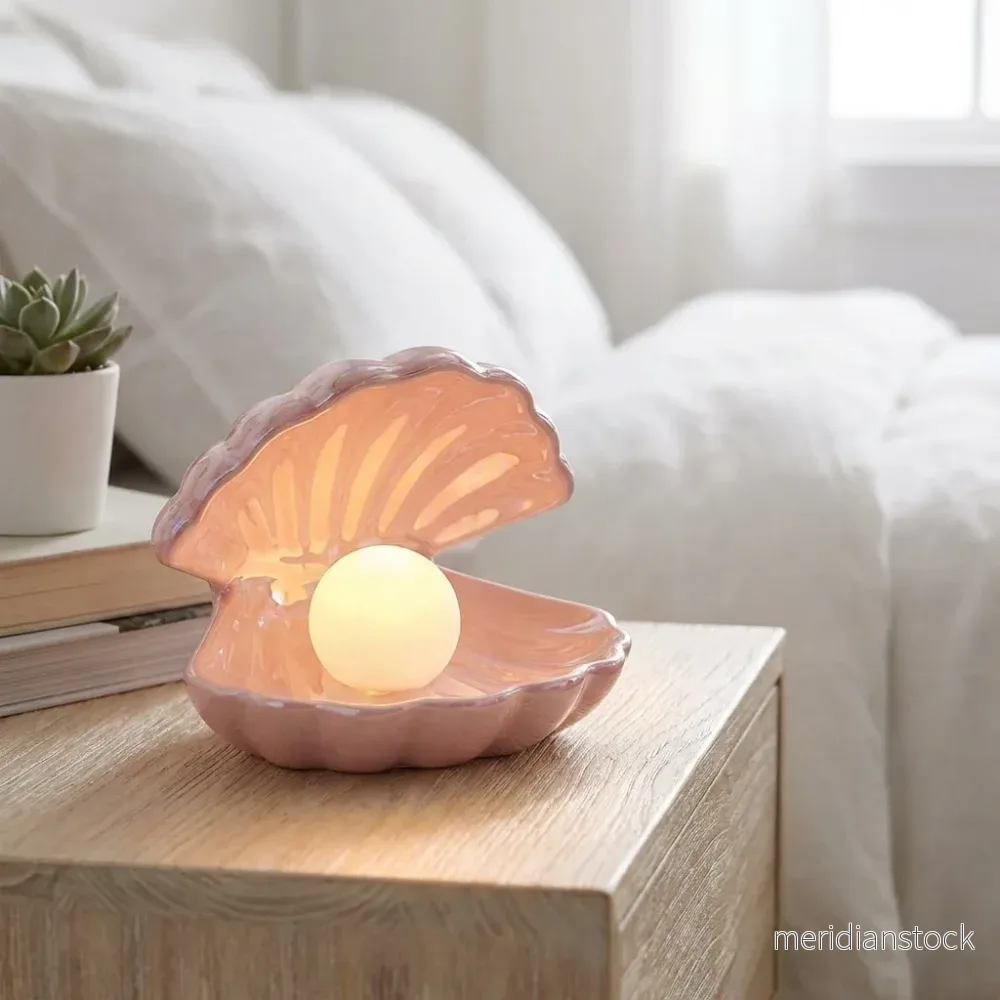 Dekorativ bordslampa i snäckform – Shellune