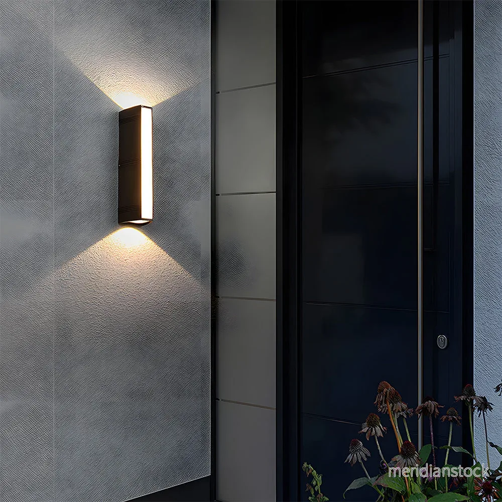 Utomhusvägglampa LED – modern väderbeständig trädgårdsbelysning i svart Utomhusvägglampa LED – modern väderbeständig trädgårdsbelysning i svart