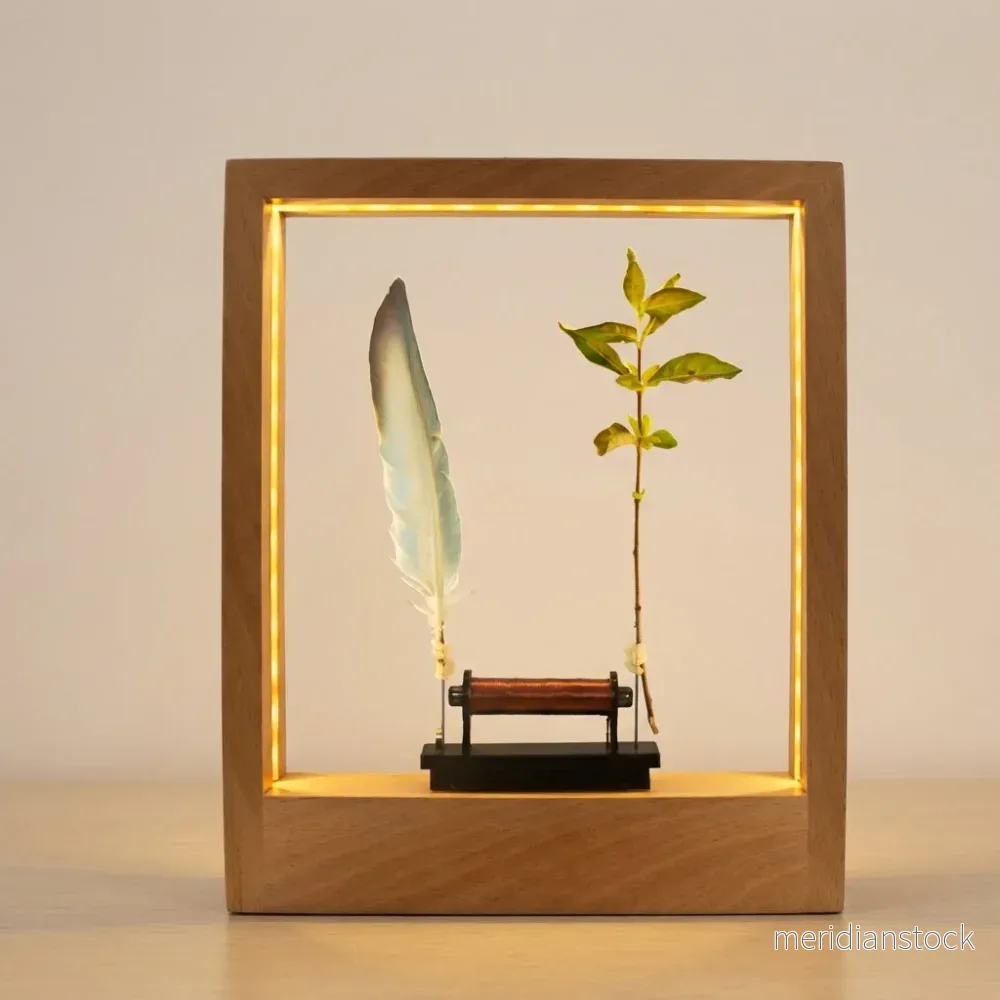 Slowmotion-fjäderlampa - LumaFeath - Bild 2