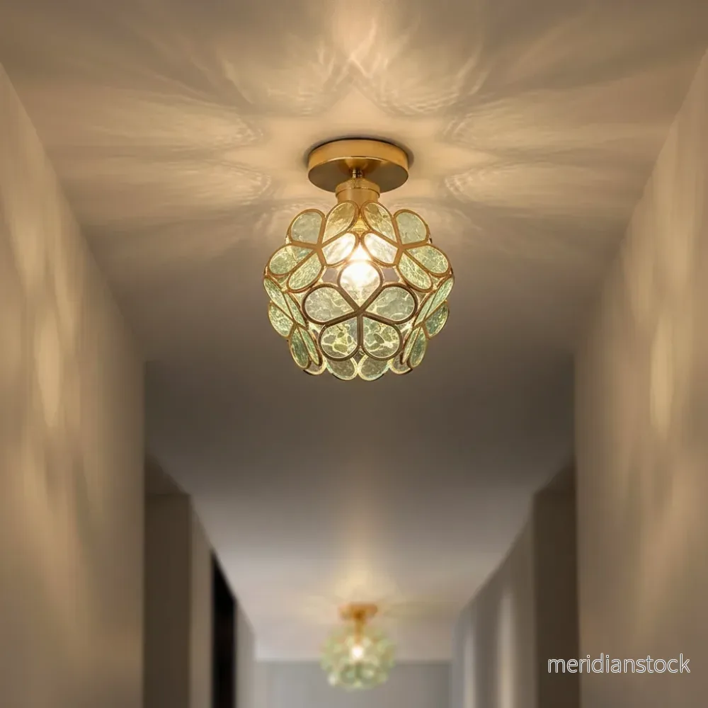 Taklampa i glas - ShineFloret