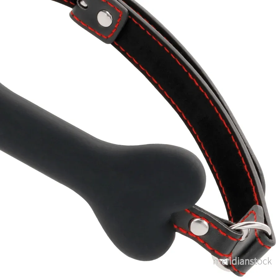 DARKNESS - BLACK BONE SILICONE GAG - Bild 3
