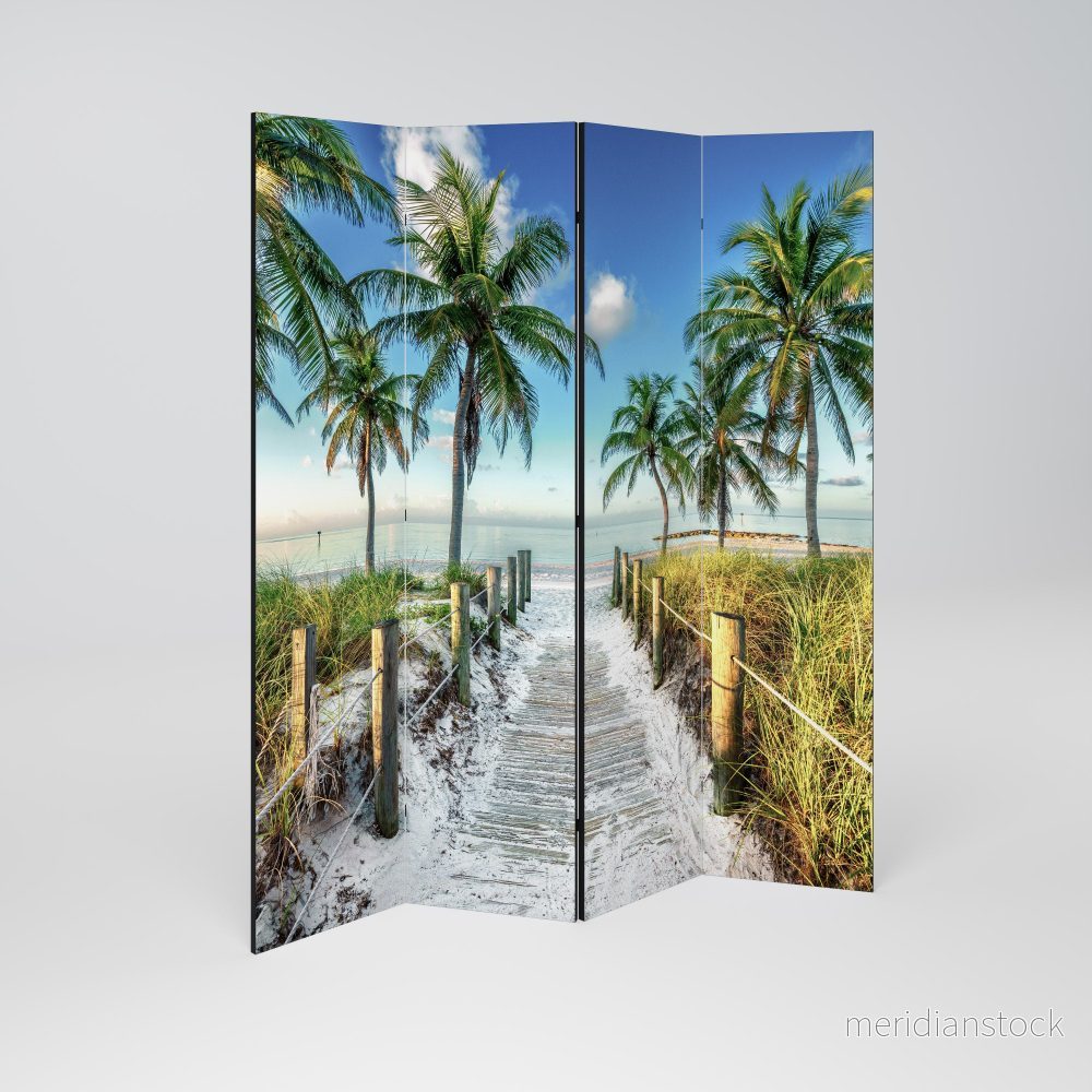 BREEZY COASTAL RETREAT Rumsavdelare 4 paneler - Bild 2