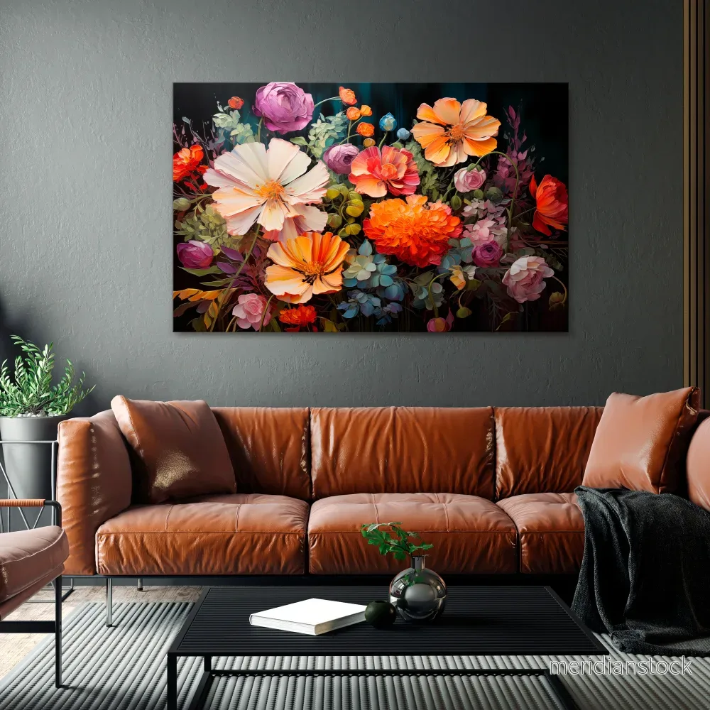 BLOOMING WILDERNESS Horizontal Canvas Print - Bild 2