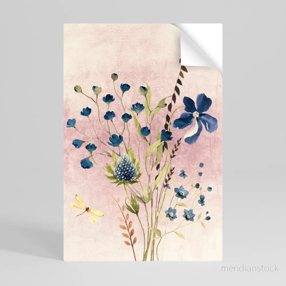 CORNFLOWER REVERIE Självhäftande Vertikal Poster - Bild 2