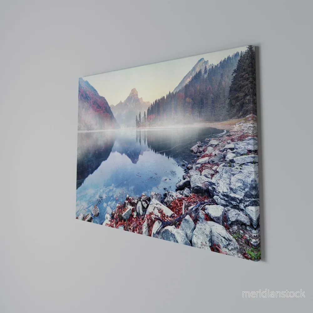 TRANQUIL WATERSCAPE Horizontal Canvas Print - Bild 3
