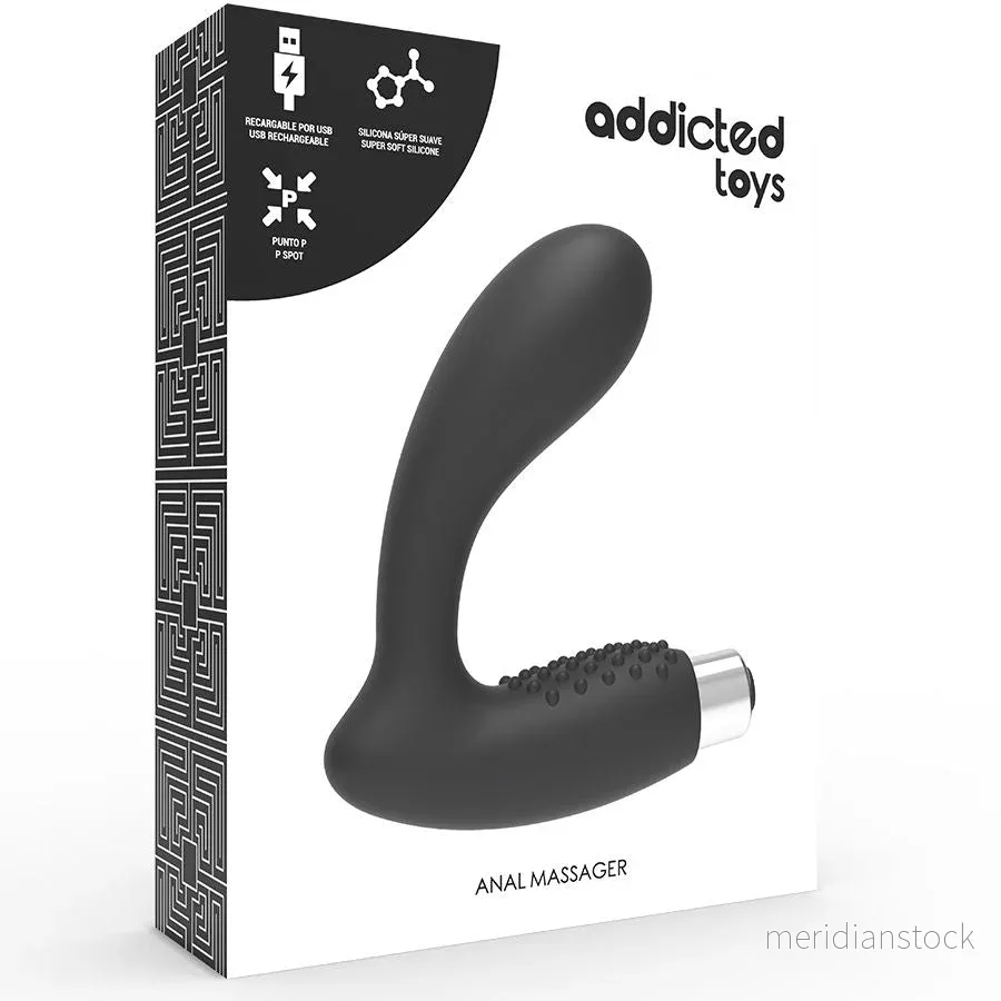ADDICTED TOYS - PROSTATIC VIBRATOR RECHARGEABLE MODEL 5 - BLACK - Bild 3