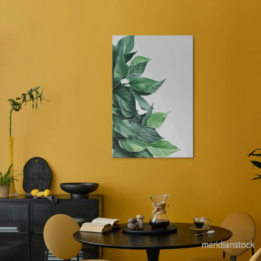 LUSH LEAFY WHIMSY Vertical Canvas Print - Bild 2