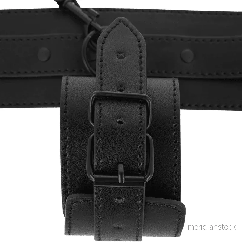INTENSE - FETISH VEGAN LEATHER ANKLE CUFFS