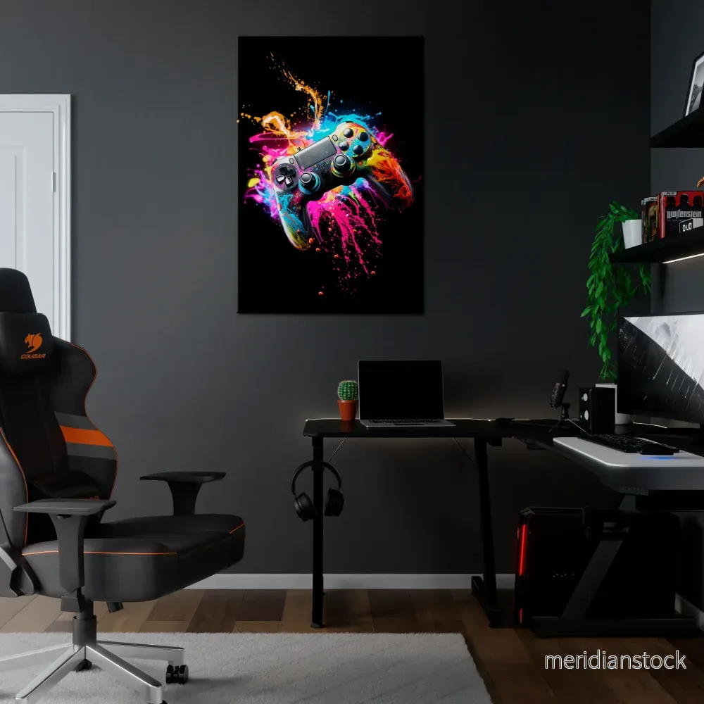 GAMING LUSH Vertical Canvas Print - Bild 2
