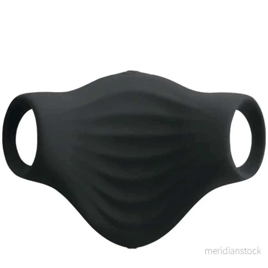 ROCKS- OFF - PALM BLACK FLEXIBLE VIBRATOR MASTURBATOR