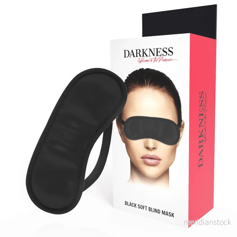 DARKNESS - STRAIGHT BLACK MASK - Bild 2