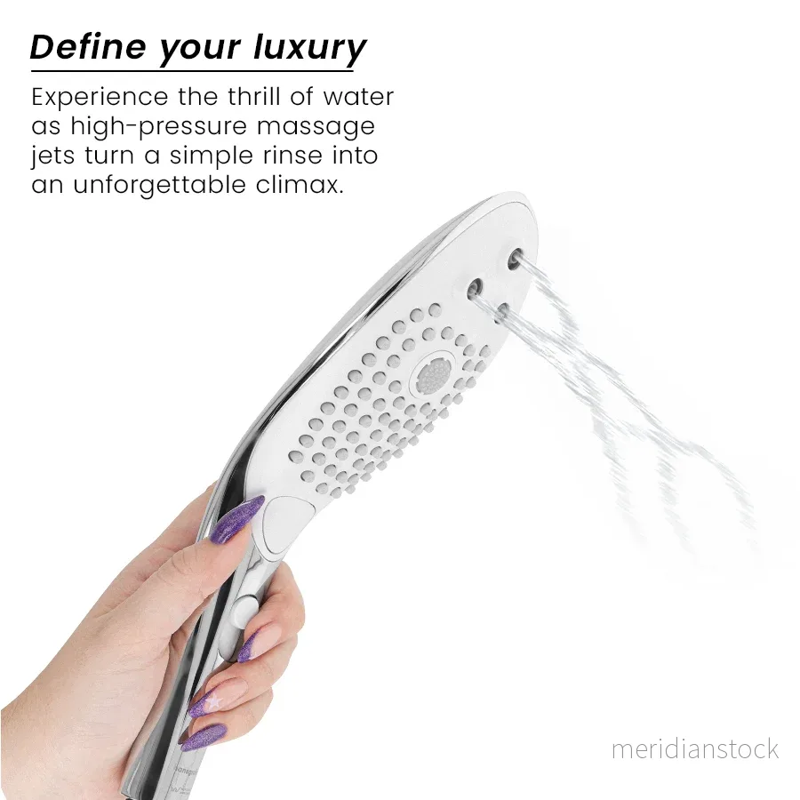WOMANIZER - WAVE CLITORAL STIMULATING SHOWER HEAD CHROME - Bild 3