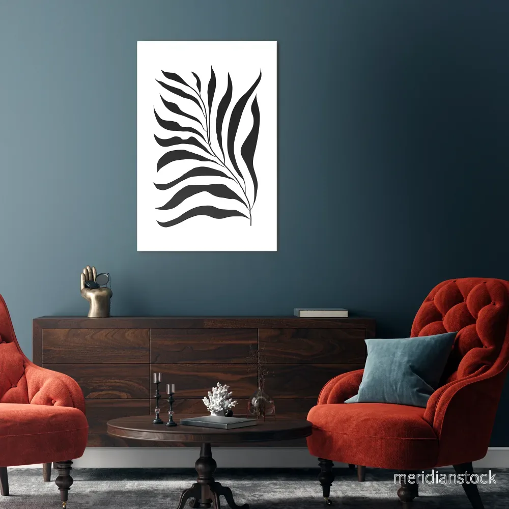 SHADOW PLANT Vertical Canvas Print