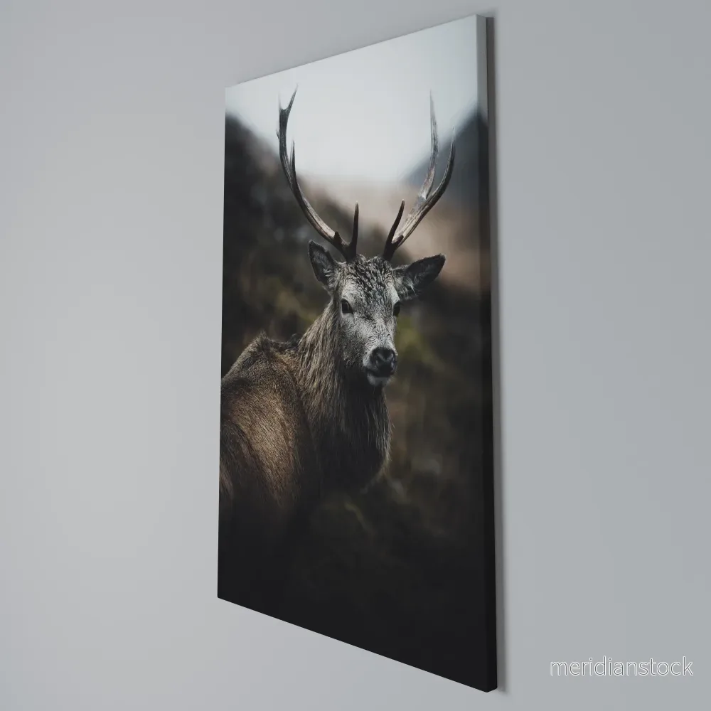ELEGANT WILDERNESS GUARDIAN Vertical Canvas Print - Bild 3