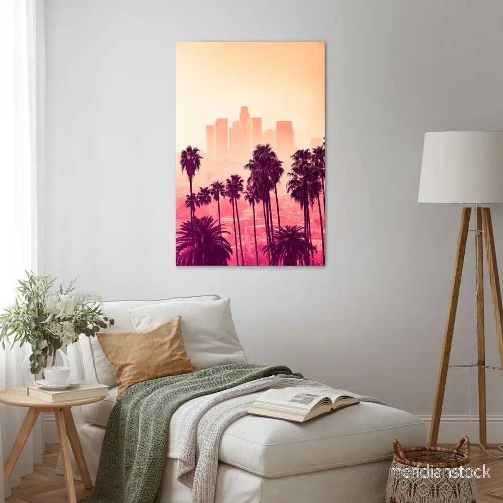 PALM SHADE DREAMSCAPE Vertical Canvas Print - Bild 2