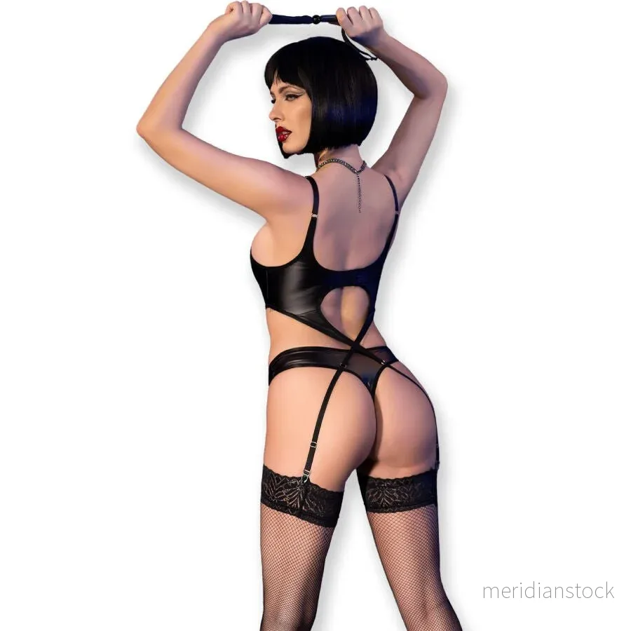 CHILIROSE – CR 4625 SET FOUR PIECES CROTCHLESS BLACK S CHILIROSE – CR 4625 SET FOUR PIECES CROTCHLESS BLACK S