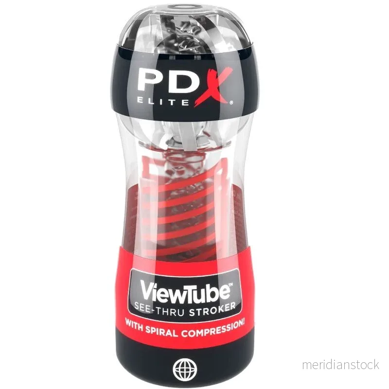 PDX ELITE - STROKER VIEWTUBE 2 SPIRAL COMPRESSION TRANSPARENT - Bild 3