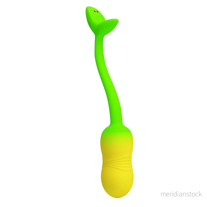 PRETTY LOVE - PULSEN APP CONTROL VIBRATING EGG 12 FUNCTIONS USB RECHARGEABLE GREEN-YELLOW - Bild 2