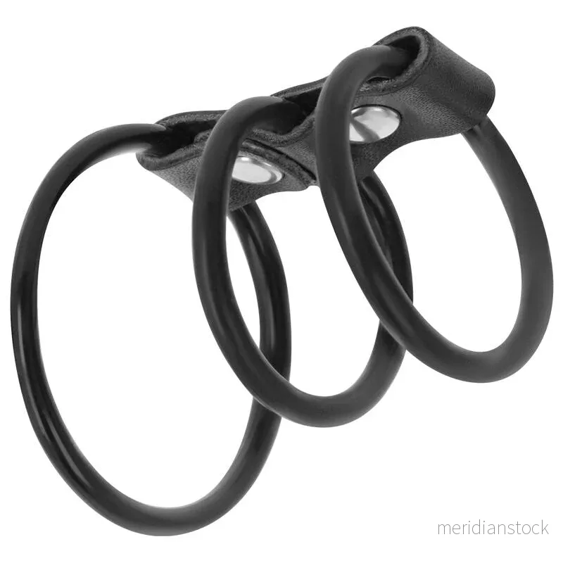 DARKNESS - SET OF 3 FLEXIBLE PENIS RINGS - Bild 3