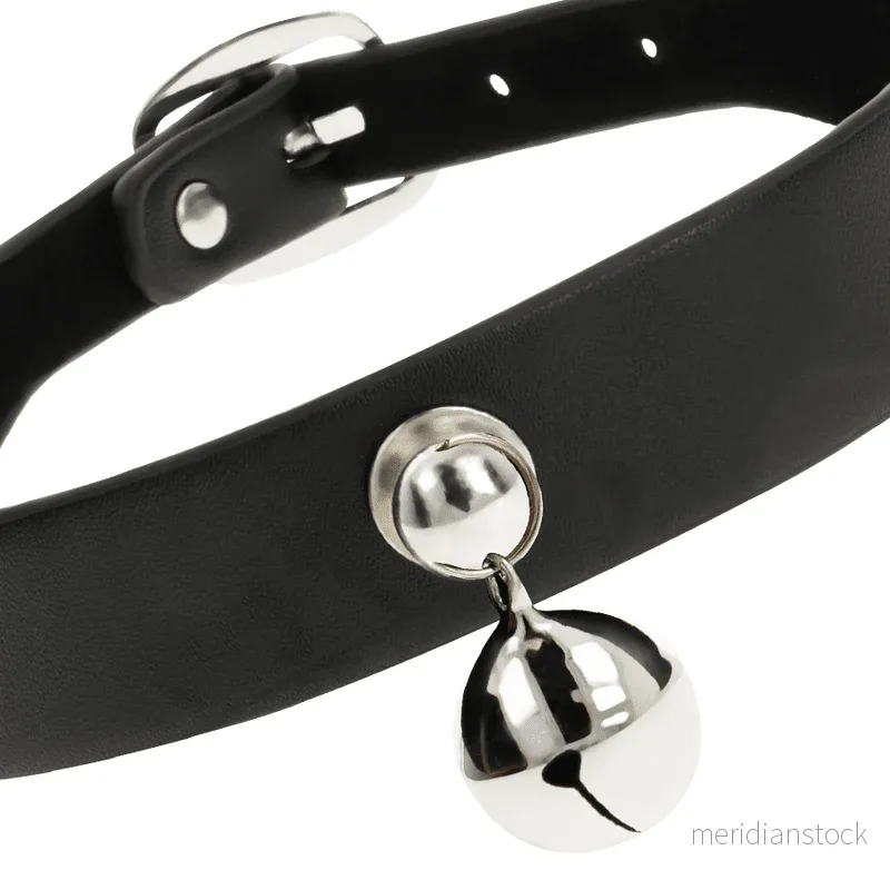 COQUETTE CHIC DESIRE - VEGAN LEATHER NECKLACE WOMAN RATTLE ACCESSORY - Bild 2