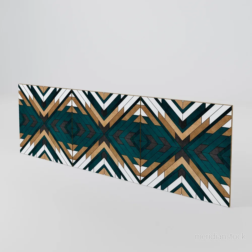 ARTISTIC GEOMETRY Luckset med 3 dörrar till sideboard ARTISTIC GEOMETRY Luckset med 3 dörrar till sideboard