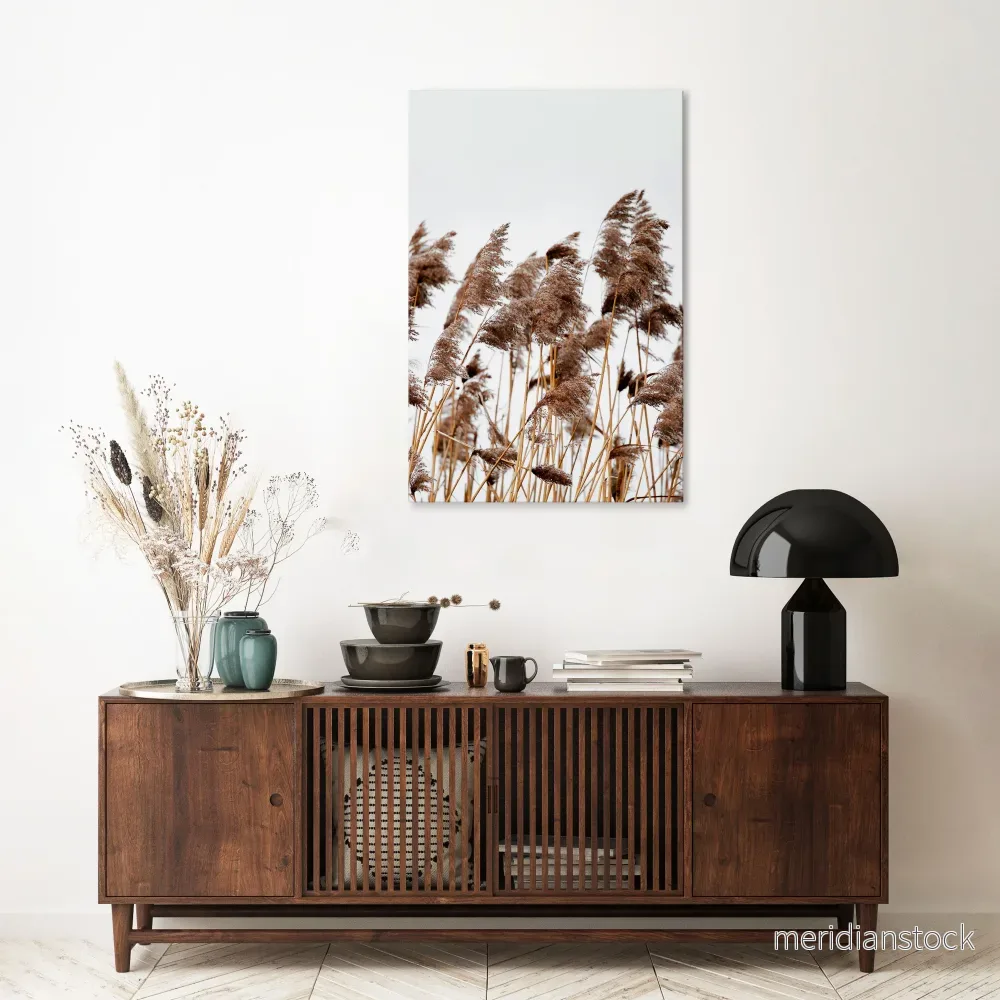 DANCE OF REEDS Vertical Canvas Print