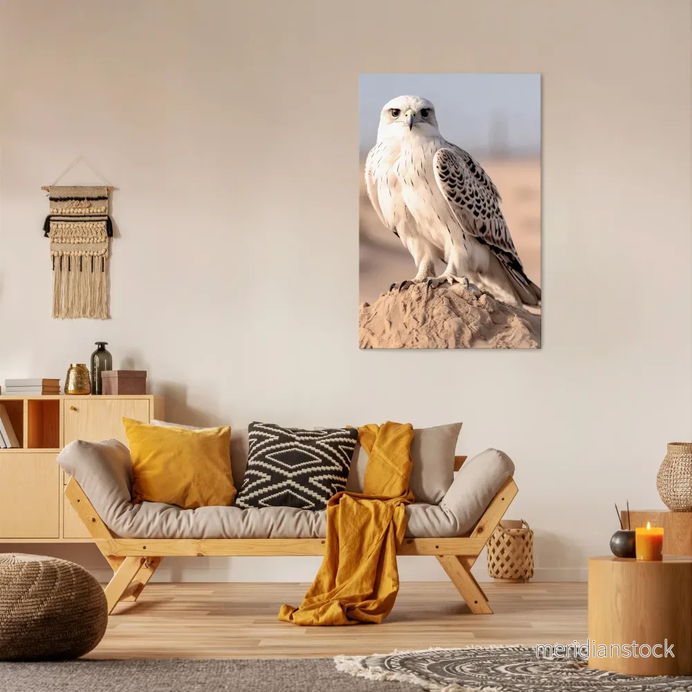 SILENT WINGS OF POWER Vertical Canvas Print