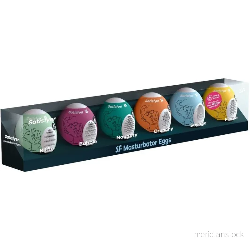 SATISFYER - MASTURBATOR EGGS 6 UNITS SET - Bild 3