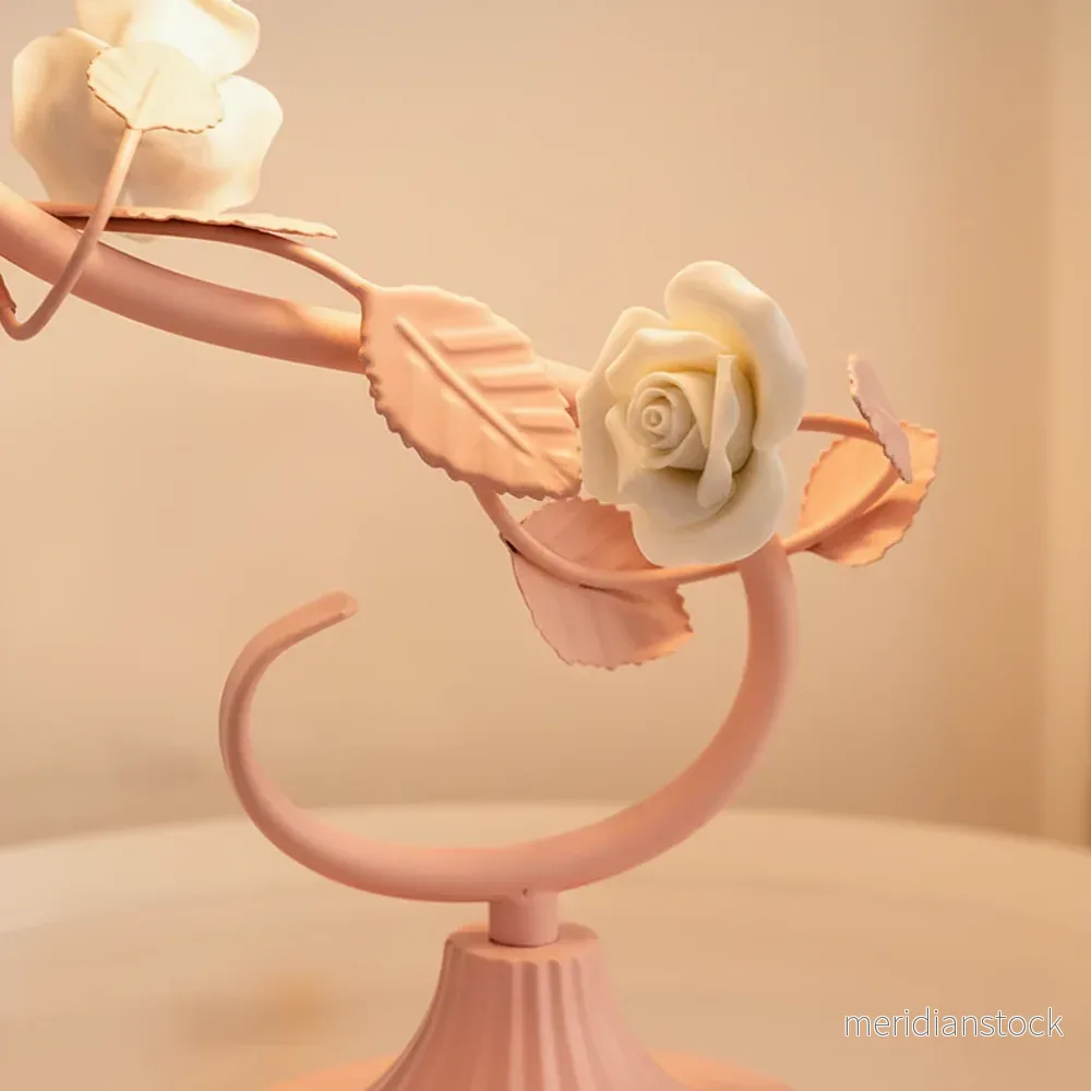 Skrivbordslampa med rosornas motiv - Roseglow - Bild 3