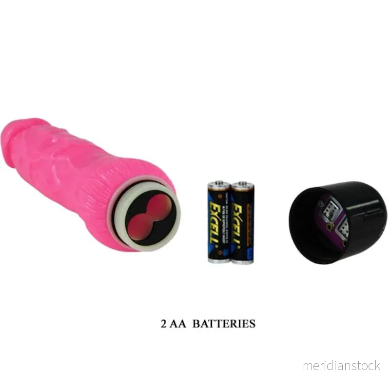 BAILE - COLORFUL SEX REALISTIC VIBRATOR PINK 24 CM - Bild 3