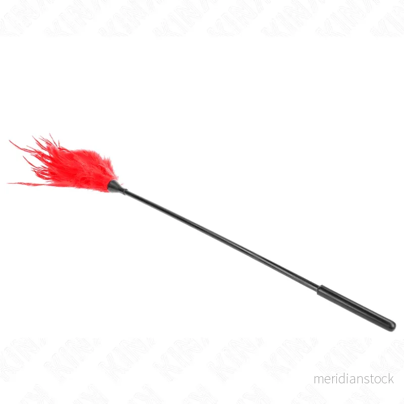 KINK - MULTIPLE RED TICKLE FEATHERS 45 CM