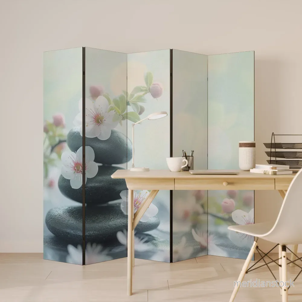 MINDFUL MOMENTS Dekorativ rumsavdelare – 5 paneler - Bild 3