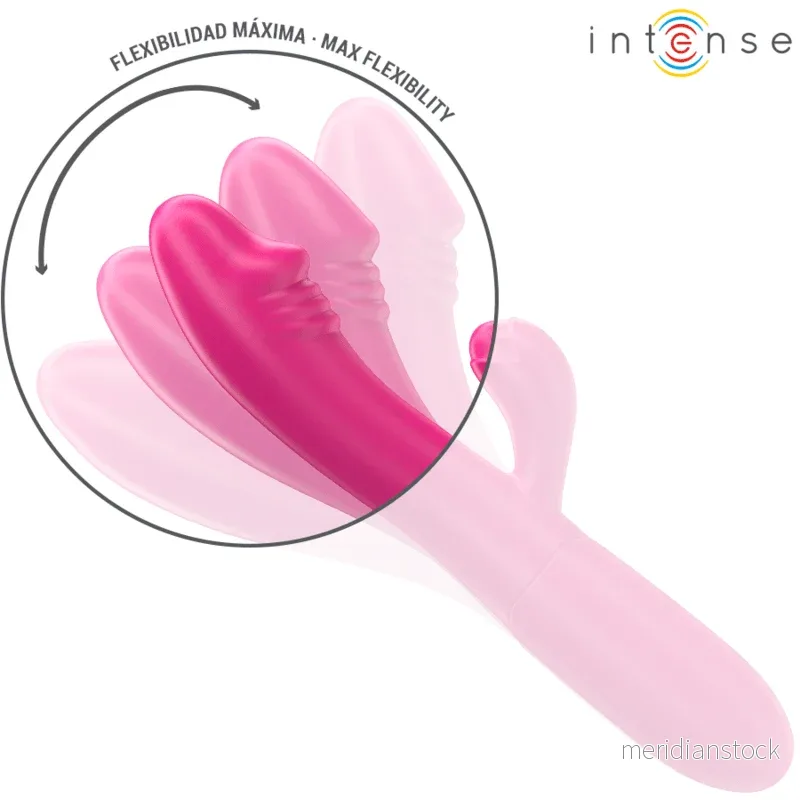 INTENSE - IVY FLEXIBLE VIBRATOR 10 VIBRATIONS WITH STIMULATING TONGUE PINK - Bild 3