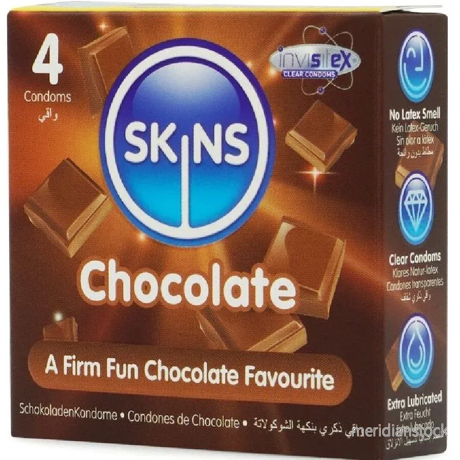SKINS - CHOCOLATE PREMIUM CONDOMS PACK 4 - Bild 2