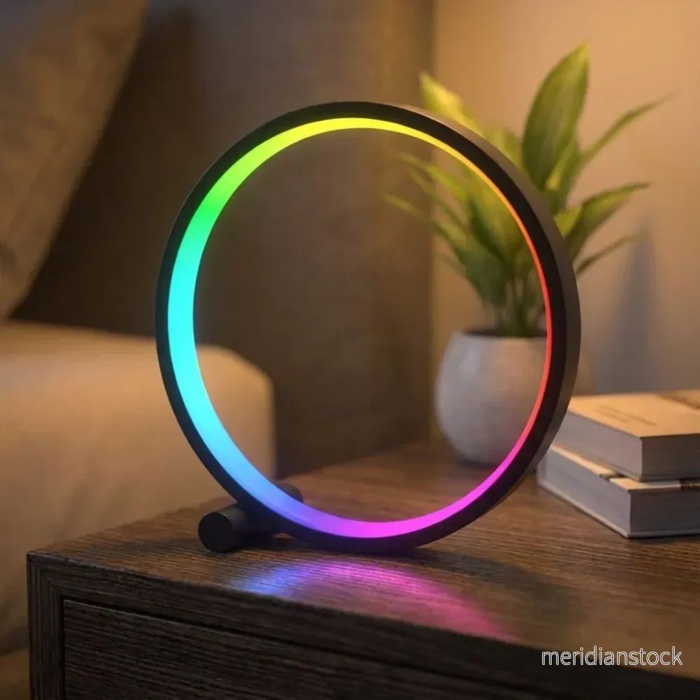 Flerfärgad stämningsbelysning i ringform – LuminovaRing
