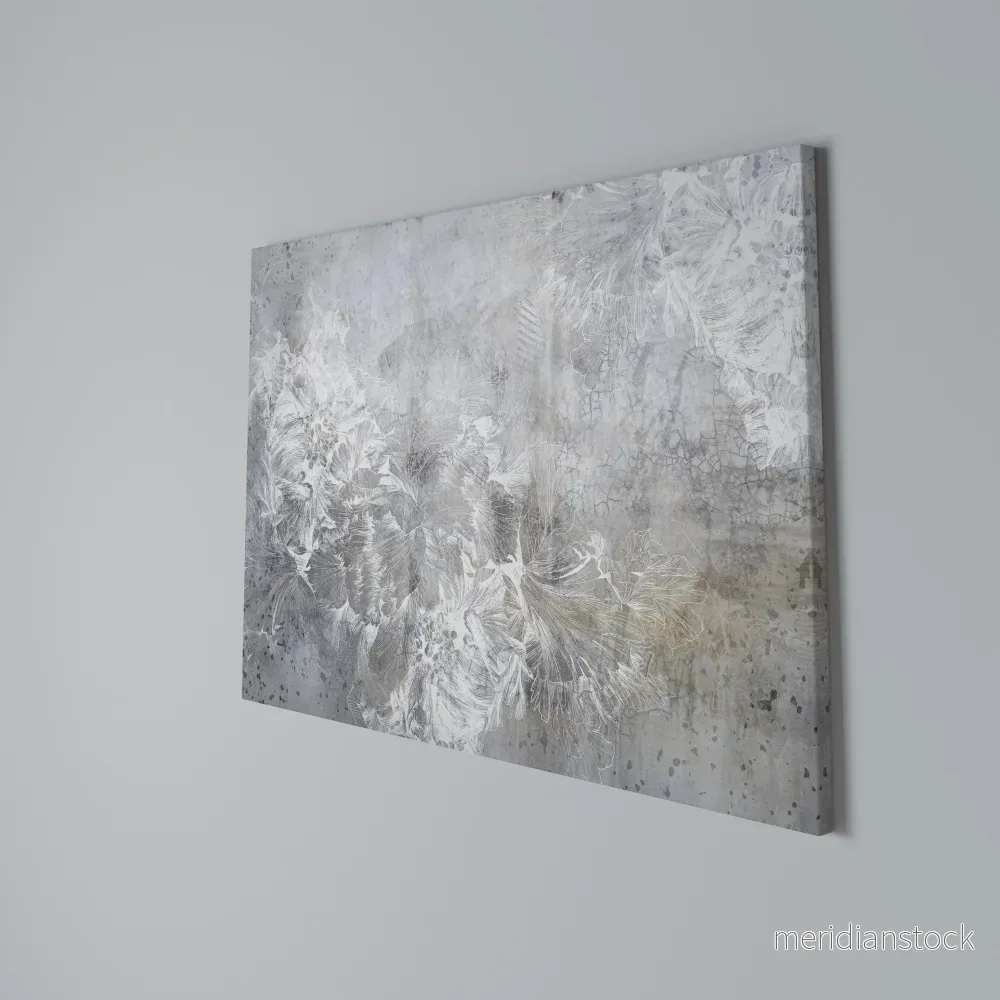 WHITE WHISPER Horizontal Canvas Print - Bild 3