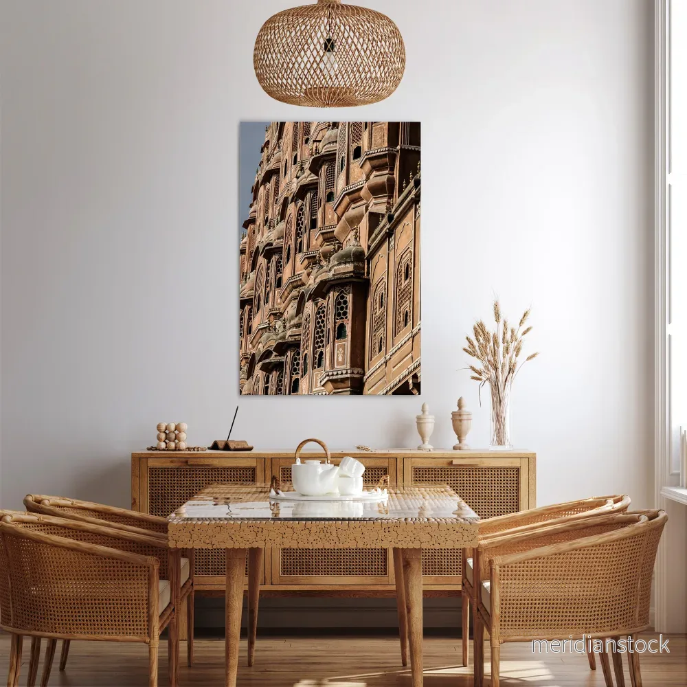 MAJESTIC FACADE FANTASY Vertical Canvas Print - Bild 2