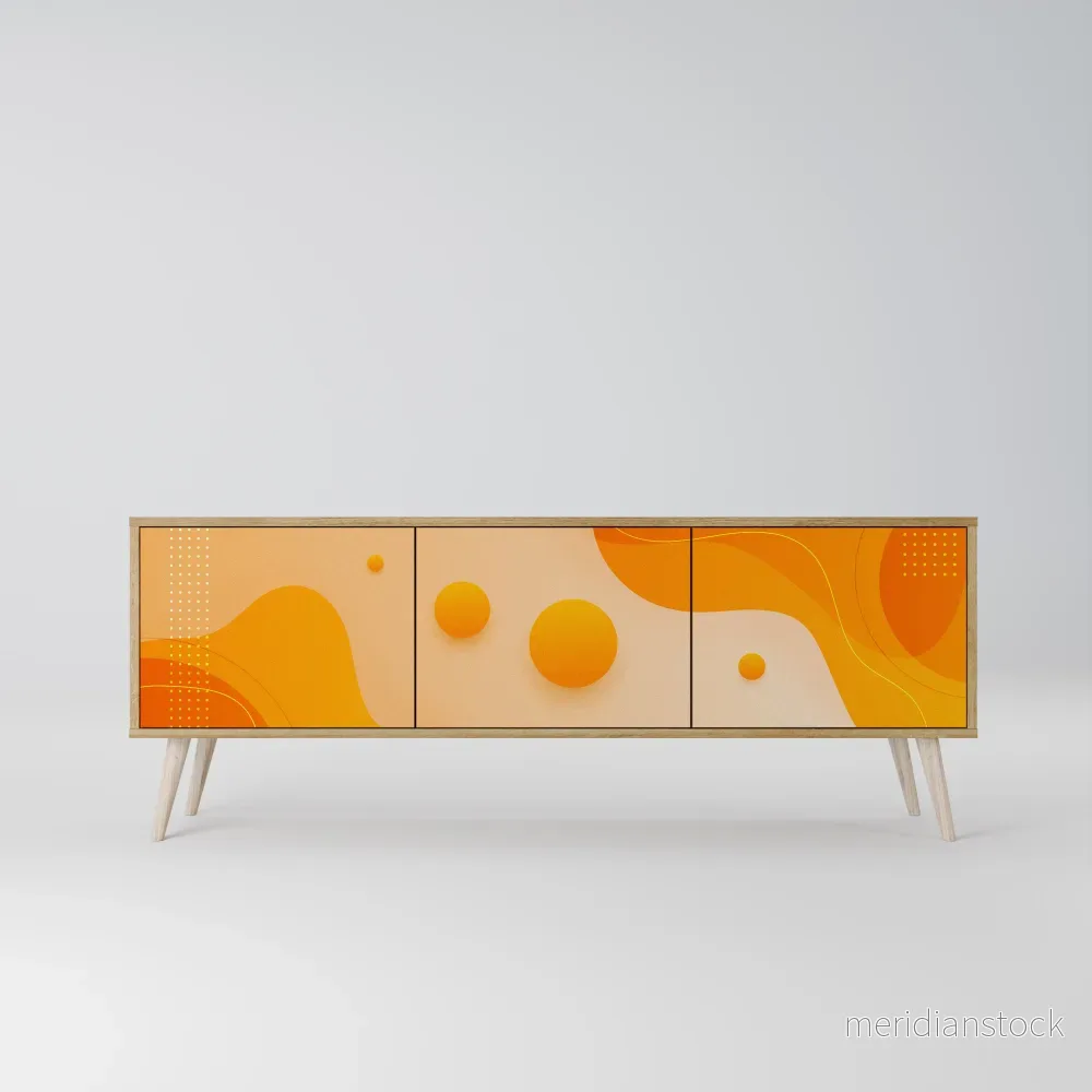 ORANGE ARRANGEMENT TV-bänk med 3 dörrar - Bild 2