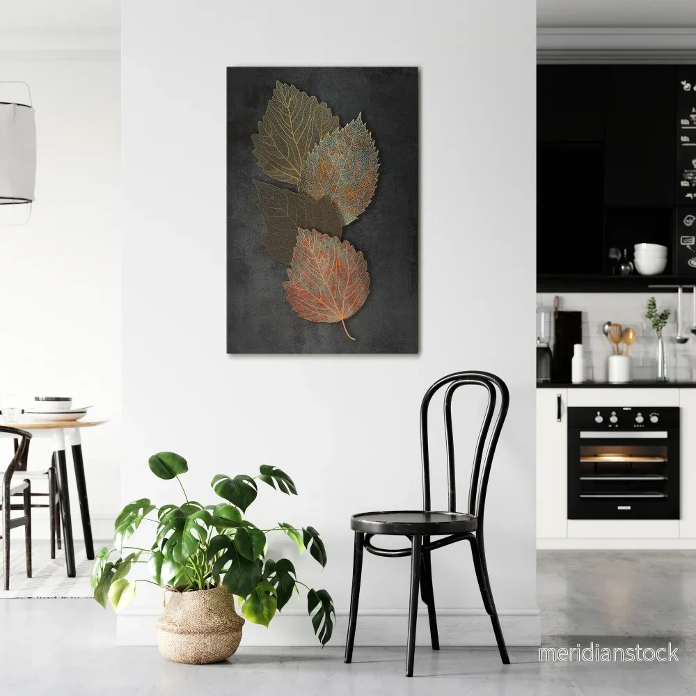 FOLIAGE IN FOCUS Vertical Canvas Print