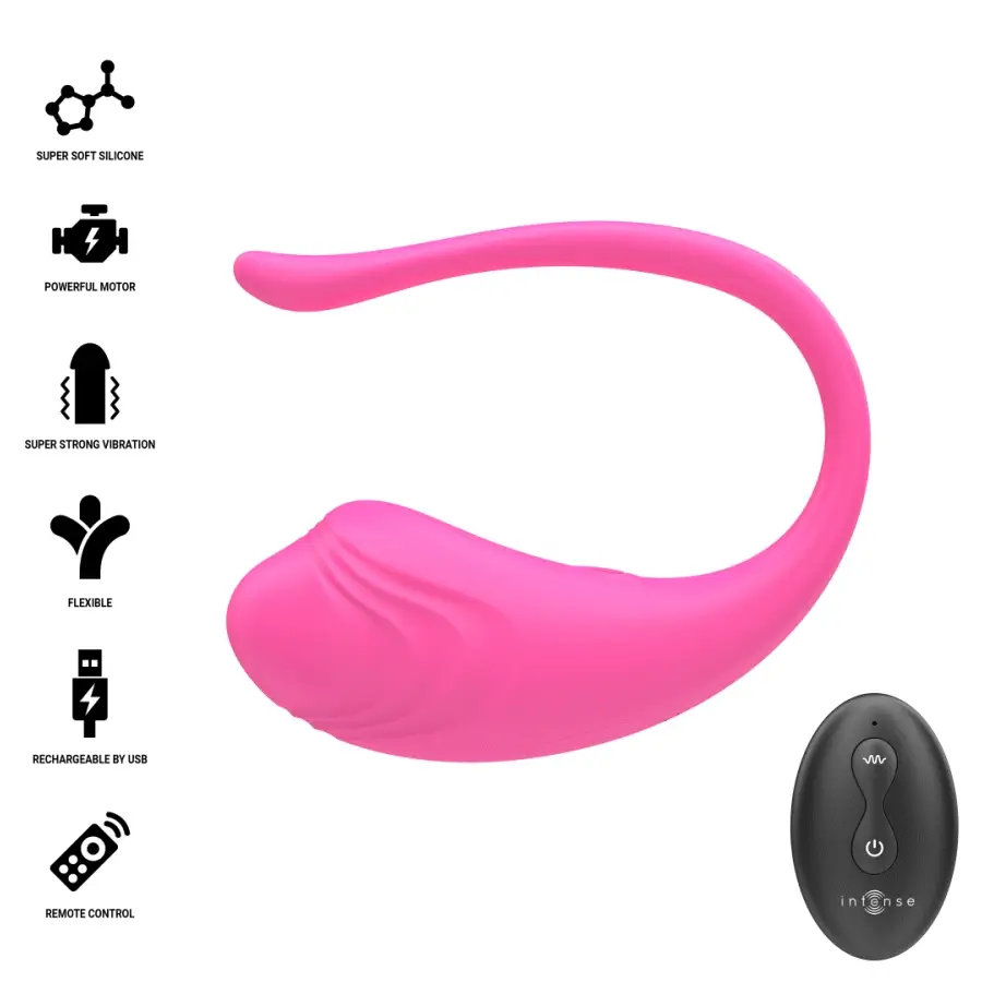 INTENSE - OLIVIA PINK VIBRATING EGG WITH REMOTE CONTROL - Bild 2