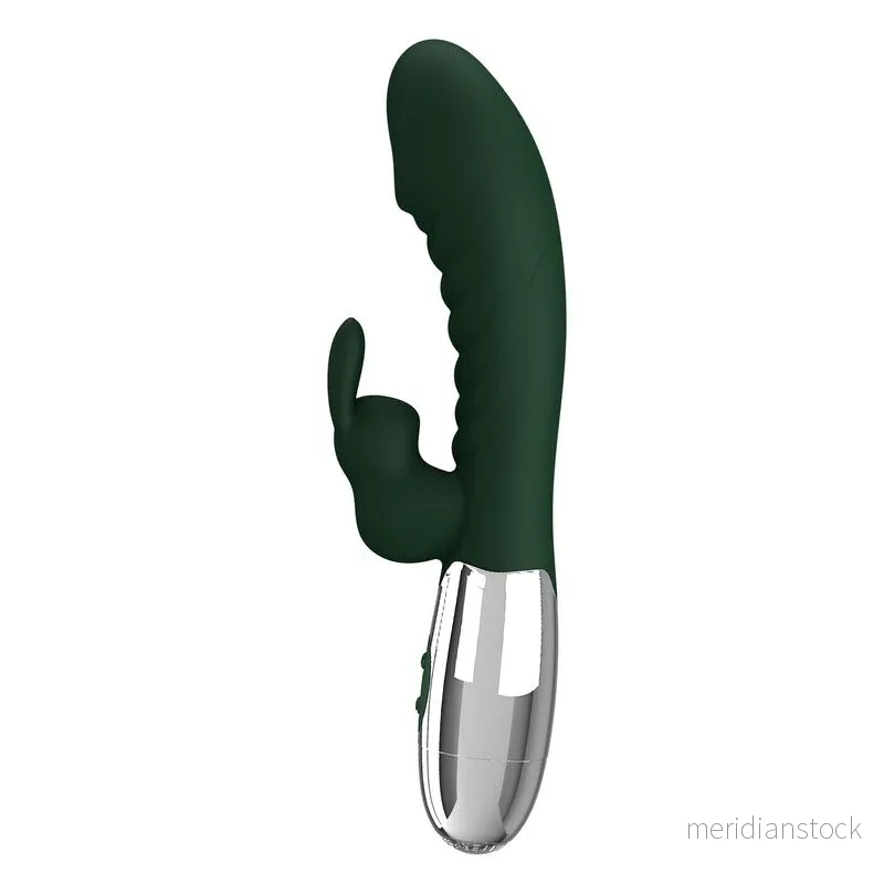 PRETTY LOVE - NAUGHTY BUNNY RABBIT VIBRATOR 30 FUNCTIONS USB RECHARGEABLE GREEN - Bild 2