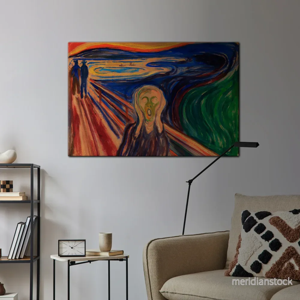 THE SCREAM Horizontal Canvas Print - Bild 2