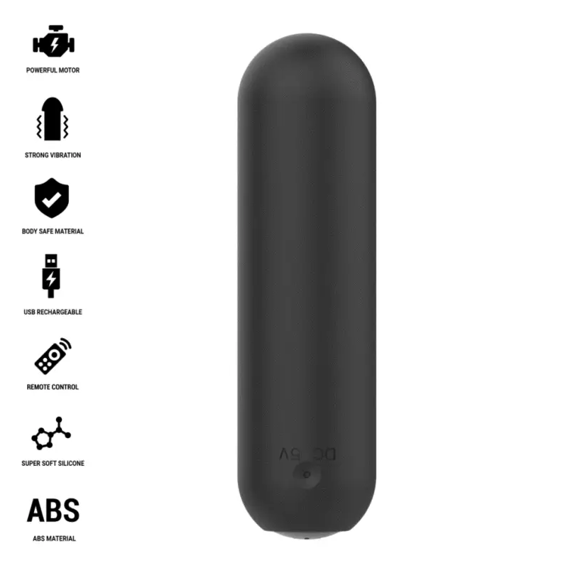 INTENSE - JUDY RECHARGEABLE VIBRATING BULLET WITH REMOTE CONTROL BLACK - Bild 2