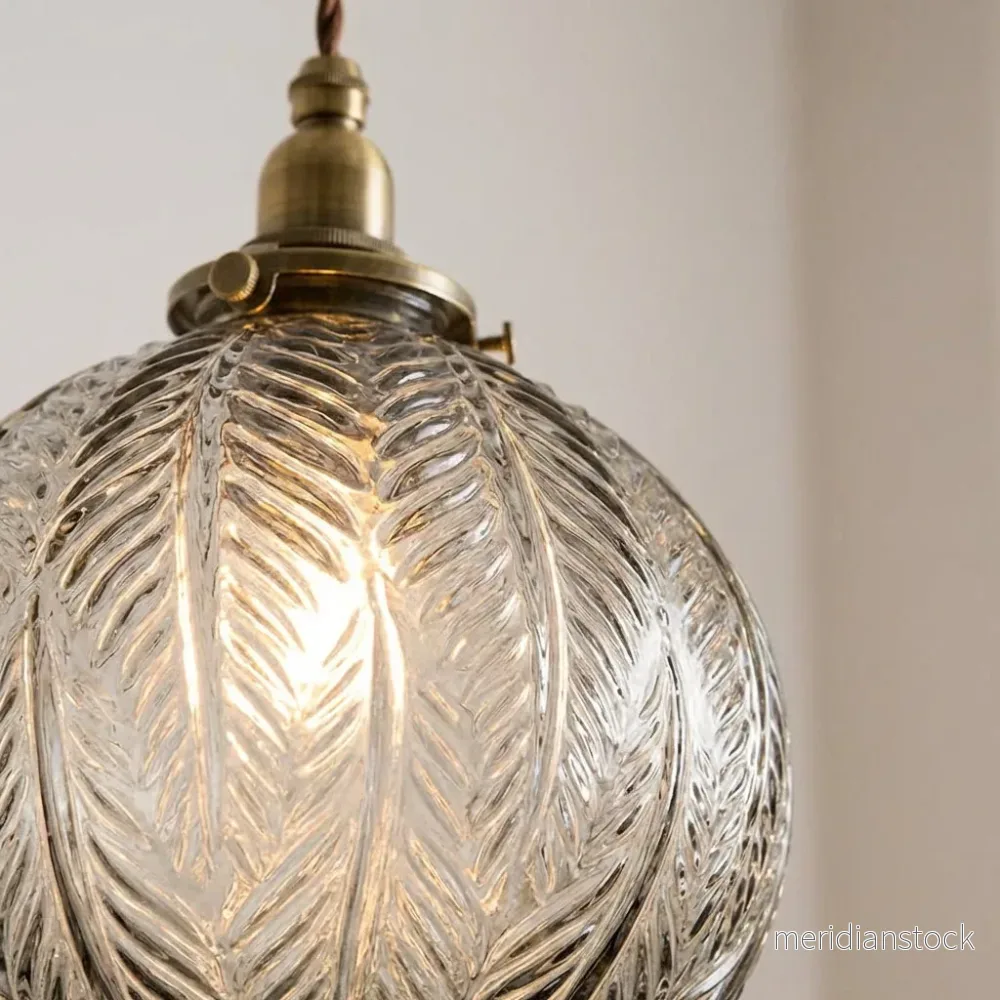 Rund vintagependellampa – Calivon - Bild 3